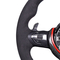 Honda Series Black Customized Design Steering Wheel With Smooth Grip Pattern